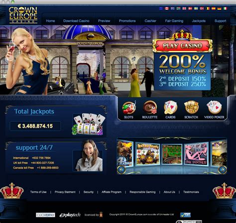 crown europe casino отзывы